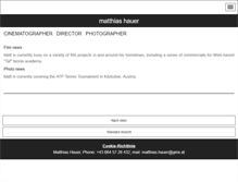 Tablet Screenshot of matthiashauer.com